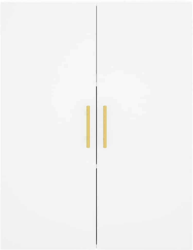 Komoda, baltos spalvos, 69,5x34x180cm, apdirbta mediena