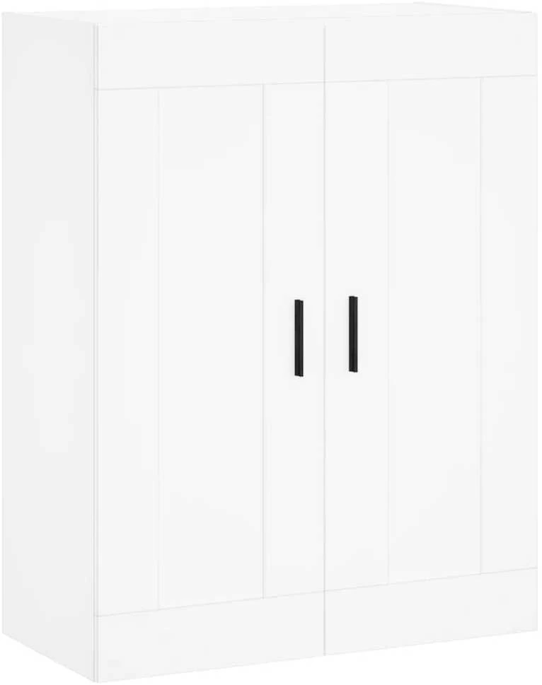 Komoda, baltos spalvos, 69,5x34x180cm, apdirbta mediena