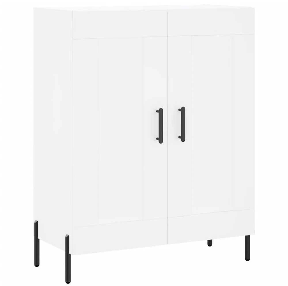 Komoda, baltos spalvos, 69,5x34x180cm, apdirbta mediena