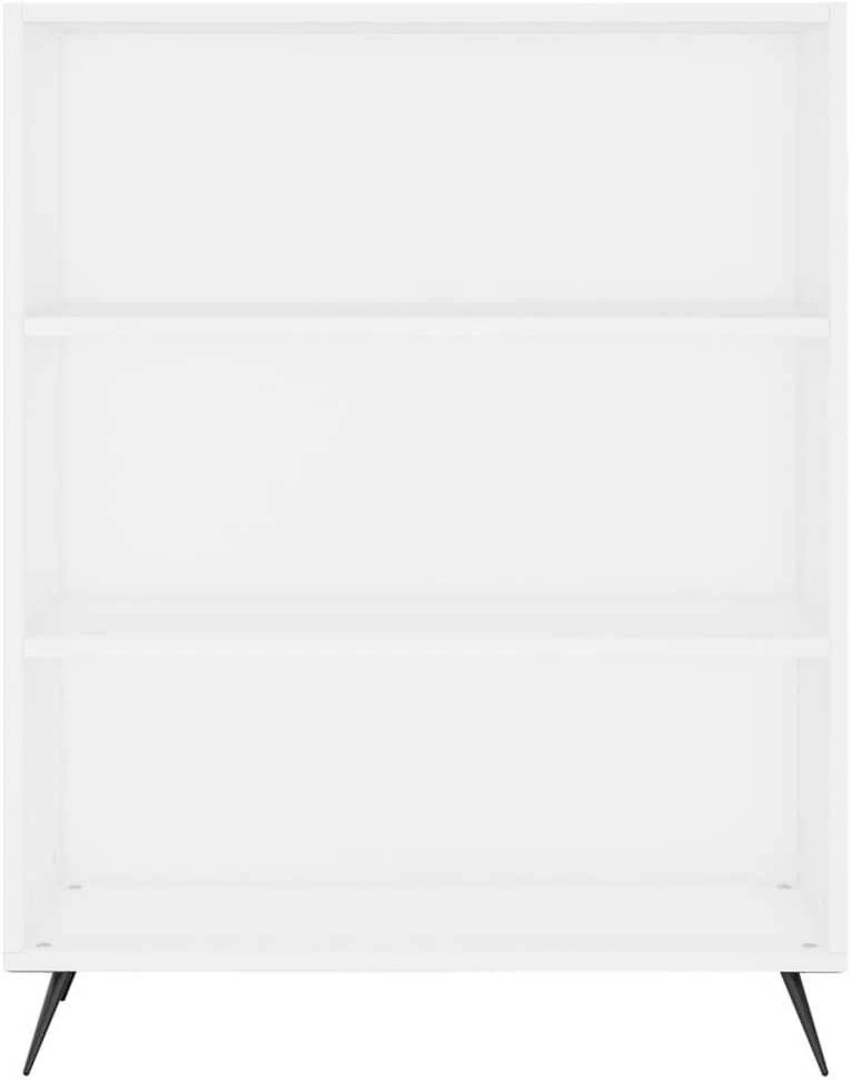 Komoda, baltos spalvos, 69,5x34x180cm, apdirbta mediena