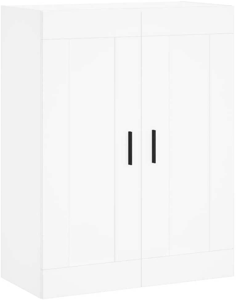 Komoda, baltos spalvos, 69,5x34x180cm, apdirbta mediena