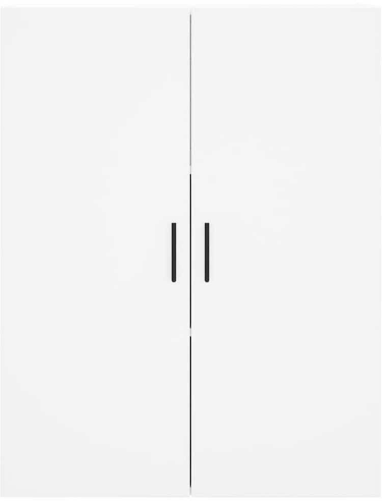 Komoda, baltos spalvos, 69,5x34x180cm, apdirbta mediena
