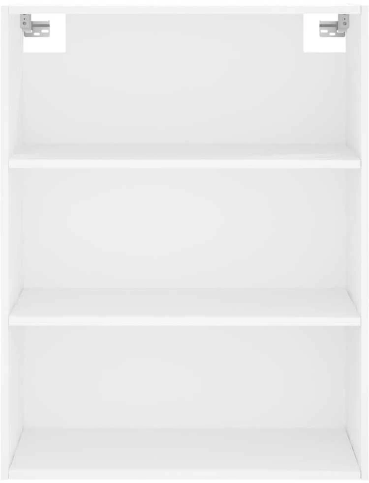 Komoda, baltos spalvos, 69,5x34x180cm, apdirbta mediena
