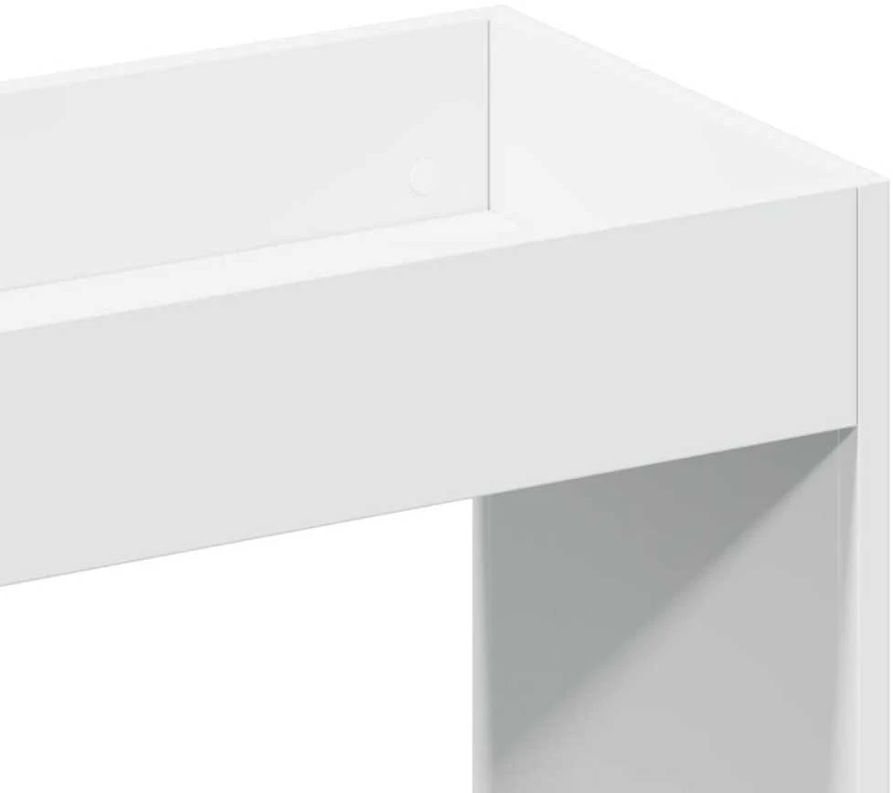 Komoda, baltos spalvos, 92x33x180cm, apdirbta mediena
