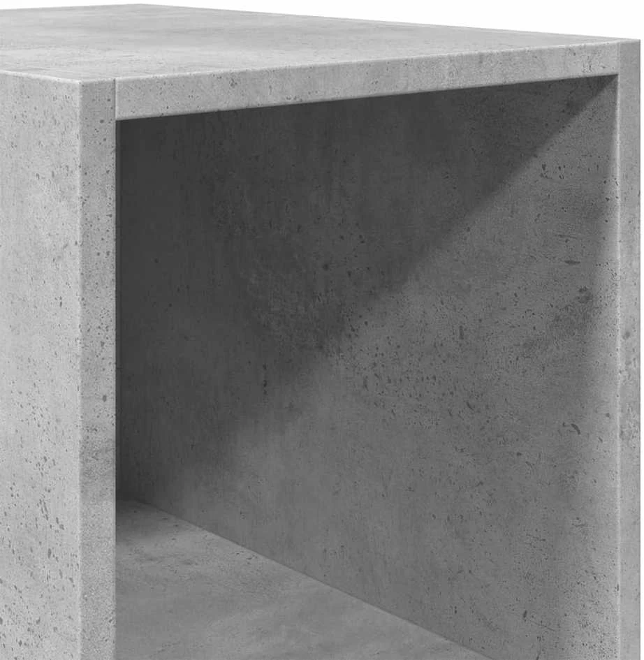 Komoda, betono pilkos spalvos, 30x41x185cm, apdirbta mediena