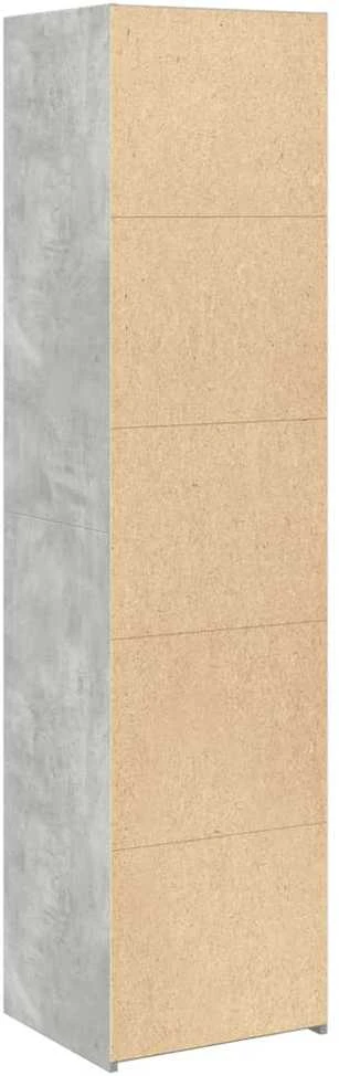 Komoda, betono pilkos spalvos, 45x41x185cm, apdirbta mediena