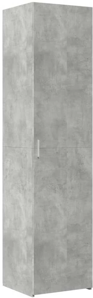 Komoda, betono pilkos spalvos, 45x42,5x185cm, apdirbta mediena