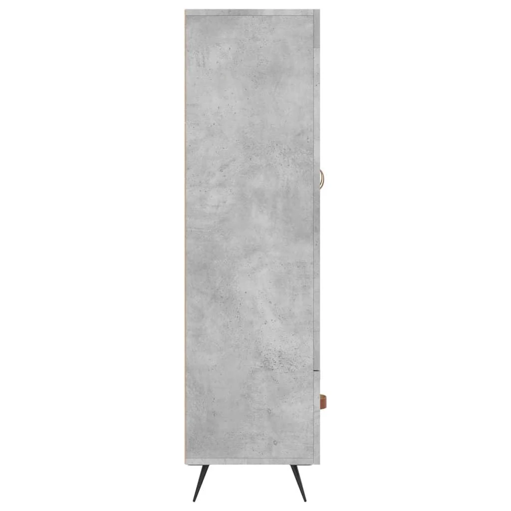 Komoda, betono pilkos spalvos, 69,5x31x115cm, apdirbta mediena