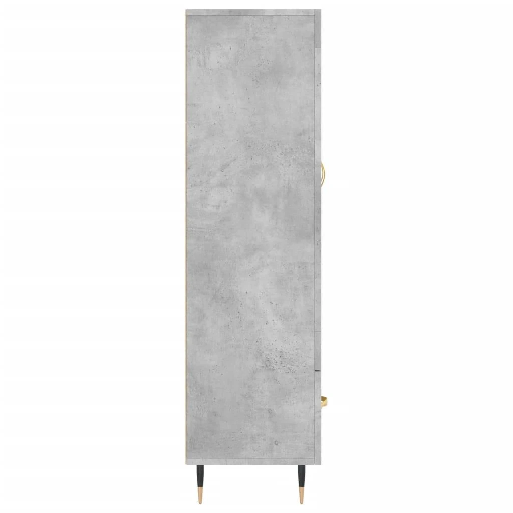 Komoda, betono pilkos spalvos, 69,5x31x115cm, apdirbta mediena