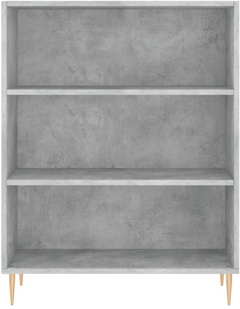 Komoda, betono pilkos spalvos, 69,5x34x180cm, apdirbta mediena