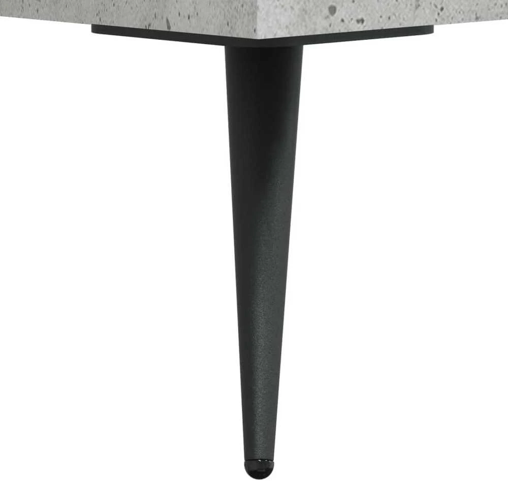 Komoda, betono pilkos spalvos, 69,5x34x180cm, apdirbta mediena