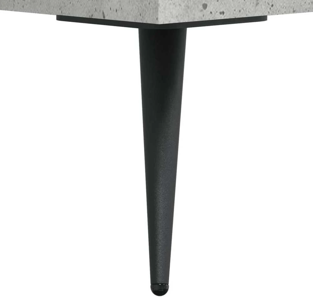 Komoda, betono pilkos spalvos, 69,5x34x180cm, apdirbta mediena