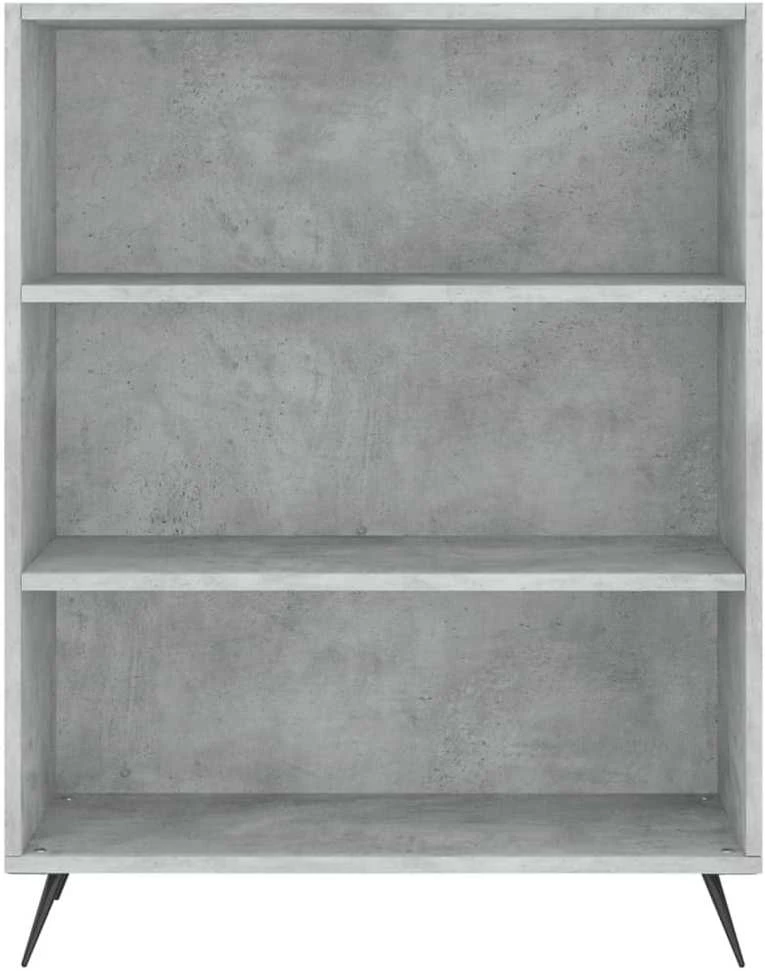 Komoda, betono pilkos spalvos, 69,5x34x180cm, apdirbta mediena