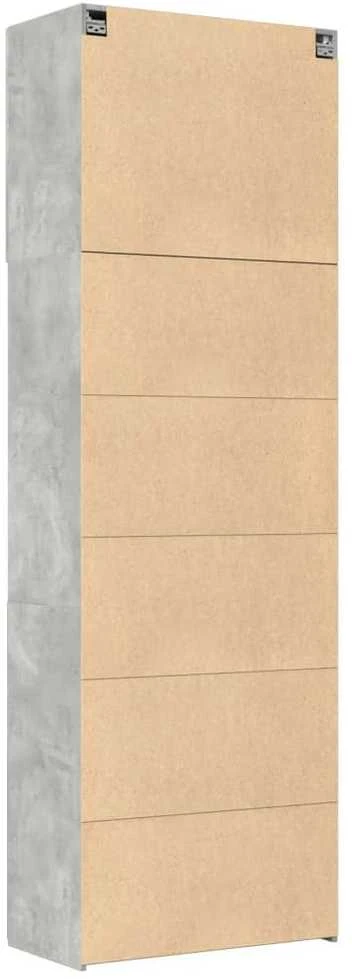 Komoda, betono pilkos spalvos, 80x42,5x249cm, apdirbta mediena