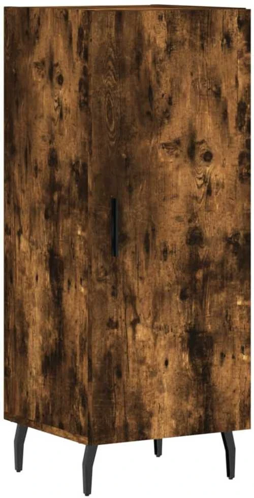 Komoda, dūminio ąžuolo spalvos, 34,5x34x180cm, apdirbta mediena