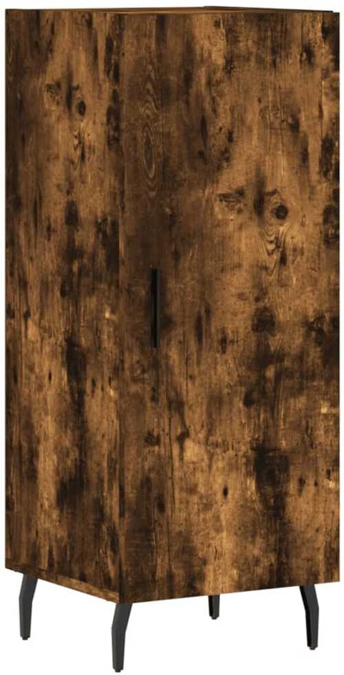 Komoda, dūminio ąžuolo spalvos, 34,5x34x180cm, apdirbta mediena