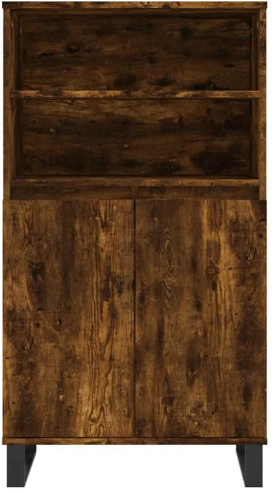 Komoda, dūminio ąžuolo spalvos, 60x36x110cm, apdirbta mediena