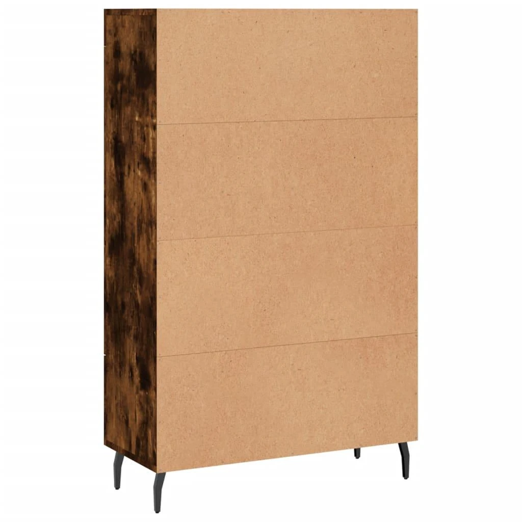 Komoda, dūminio ąžuolo spalvos, 69,5x31x115cm, apdirbta mediena