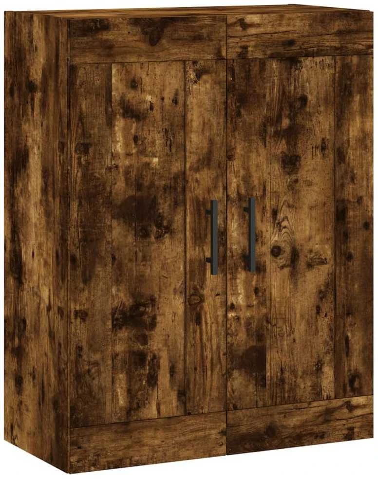 Komoda, dūminio ąžuolo spalvos, 69,5x34x180cm, apdirbta mediena