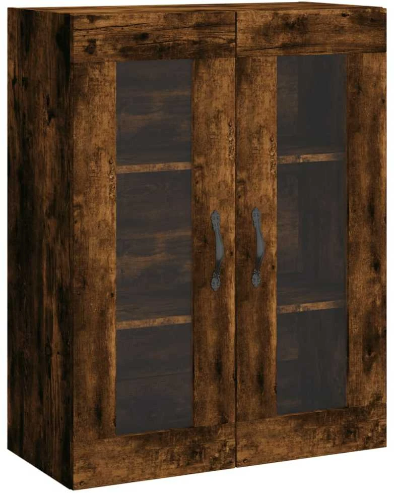 Komoda, dūminio ąžuolo spalvos, 69,5x34x180cm, apdirbta mediena