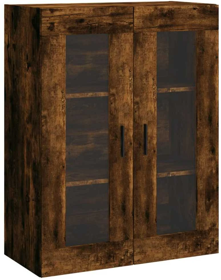 Komoda, dūminio ąžuolo spalvos, 69,5x34x180cm, apdirbta mediena