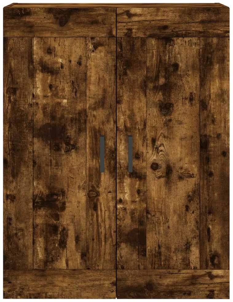 Komoda, dūminio ąžuolo spalvos, 69,5x34x180cm, apdirbta mediena