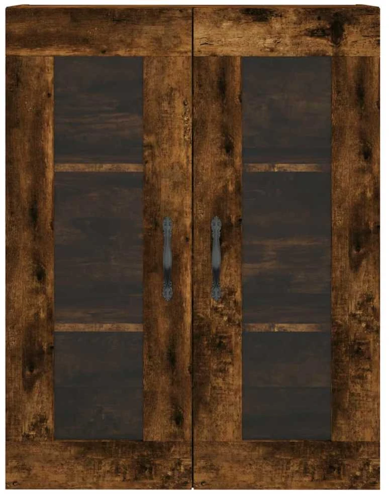 Komoda, dūminio ąžuolo spalvos, 69,5x34x180cm, apdirbta mediena