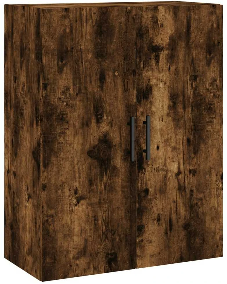 Komoda, dūminio ąžuolo spalvos, 69,5x34x180cm, apdirbta mediena
