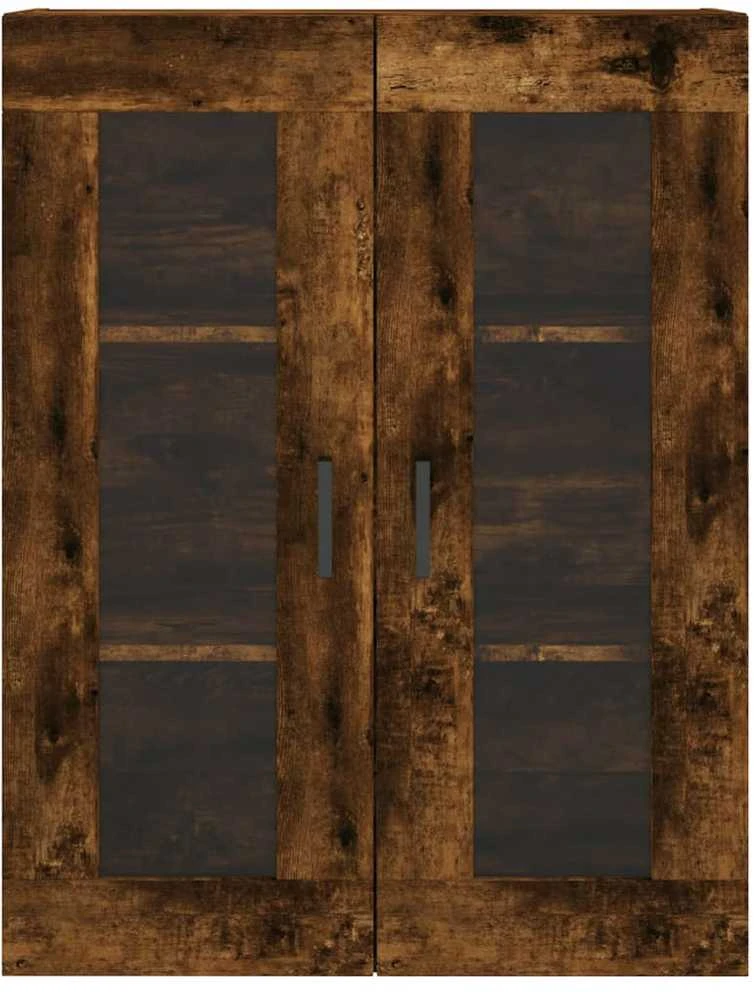 Komoda, dūminio ąžuolo spalvos, 69,5x34x180cm, apdirbta mediena