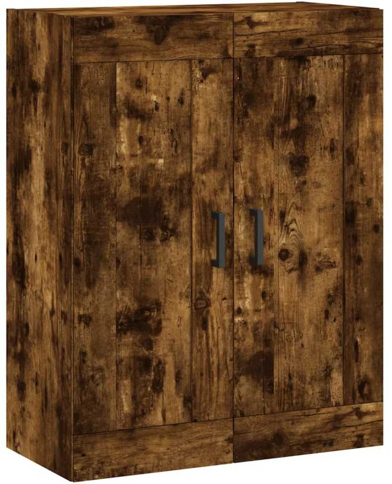 Komoda, dūminio ąžuolo spalvos, 69,5x34x180cm, apdirbta mediena