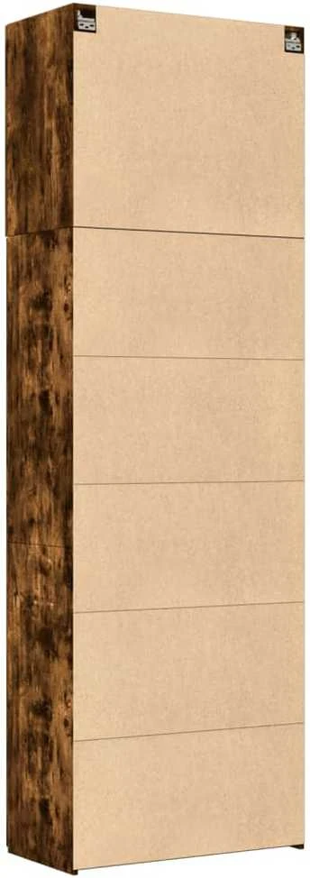 Komoda, dūminio ąžuolo spalvos, 80x42,5x249cm, apdirbta mediena