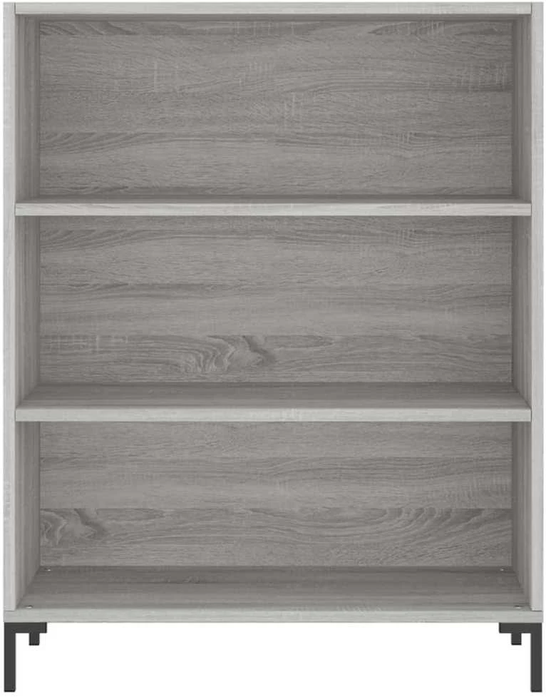 Komoda, pilka ąžuolo, 69,5x32,5x180cm, apdirbta mediena