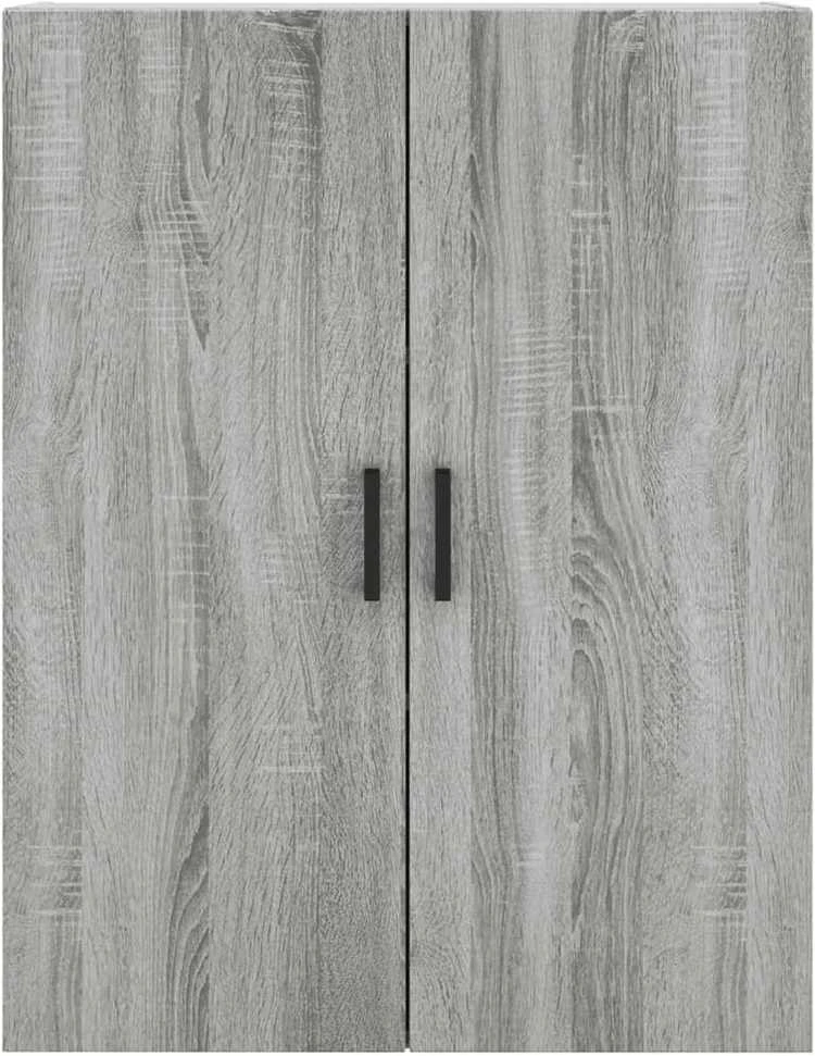 Komoda, pilkos ąžuolo spalvos, 69,5x34x180cm, apdirbta mediena