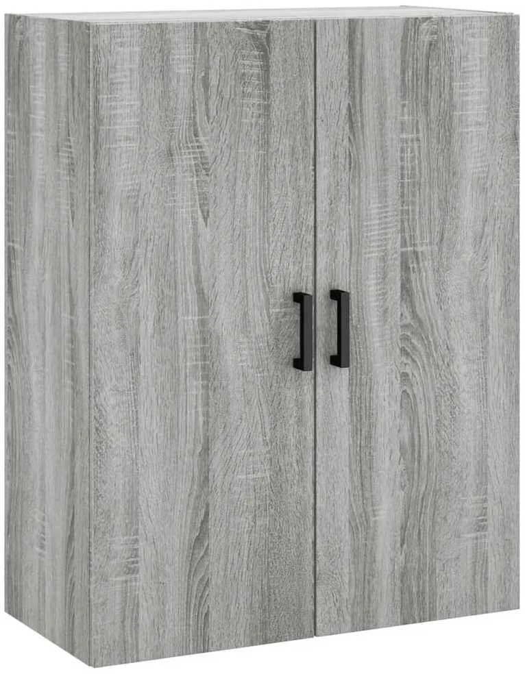Komoda, pilkos ąžuolo spalvos, 69,5x34x180cm, apdirbta mediena