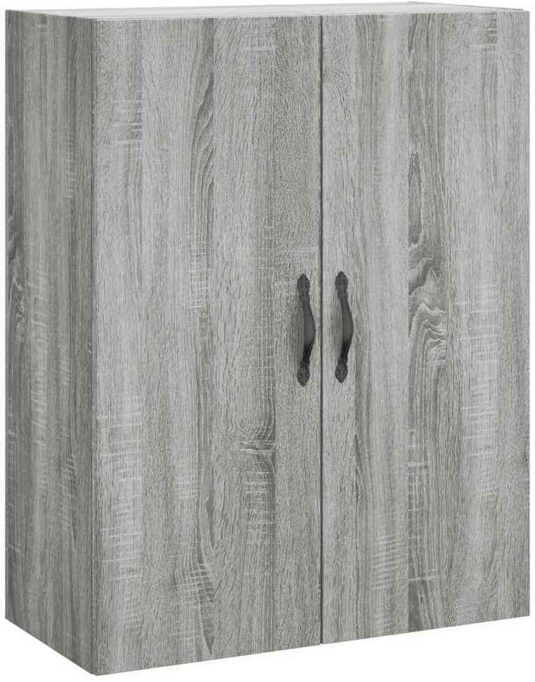 Komoda, pilkos ąžuolo spalvos, 69,5x34x180cm, apdirbta mediena