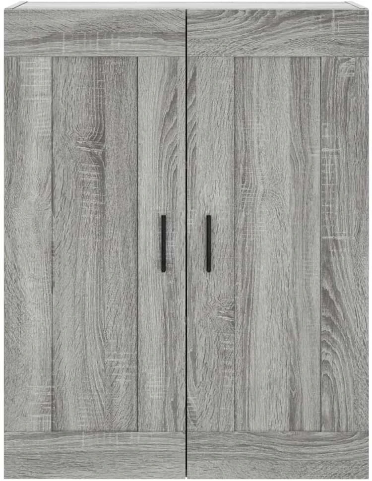 Komoda, pilkos ąžuolo spalvos, 69,5x34x180cm, apdirbta mediena