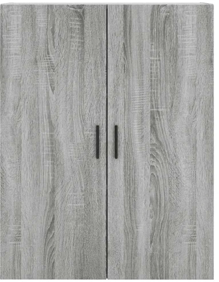 Komoda, pilkos ąžuolo spalvos, 69,5x34x180cm, apdirbta mediena