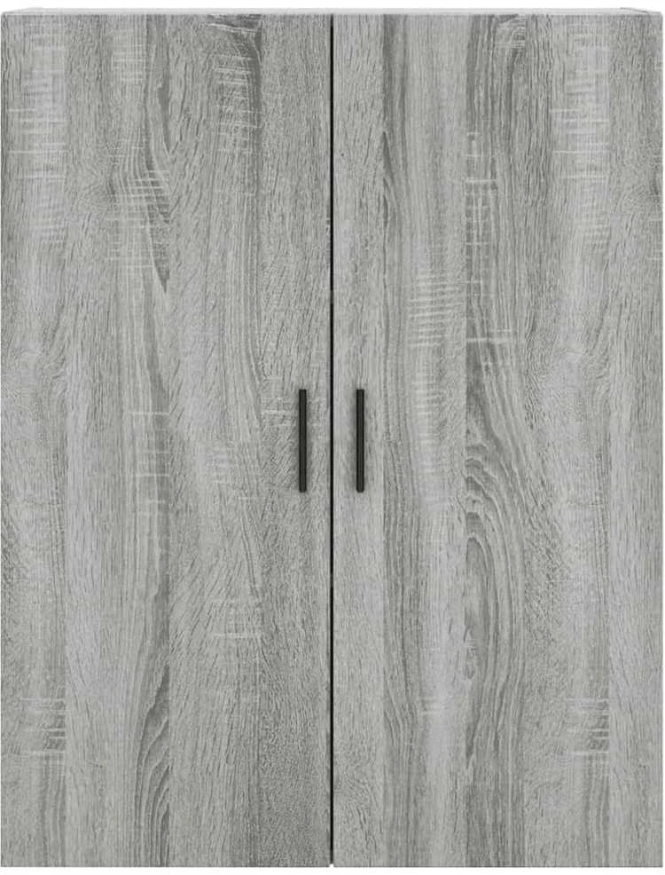 Komoda, pilkos ąžuolo spalvos, 69,5x34x180cm, apdirbta mediena