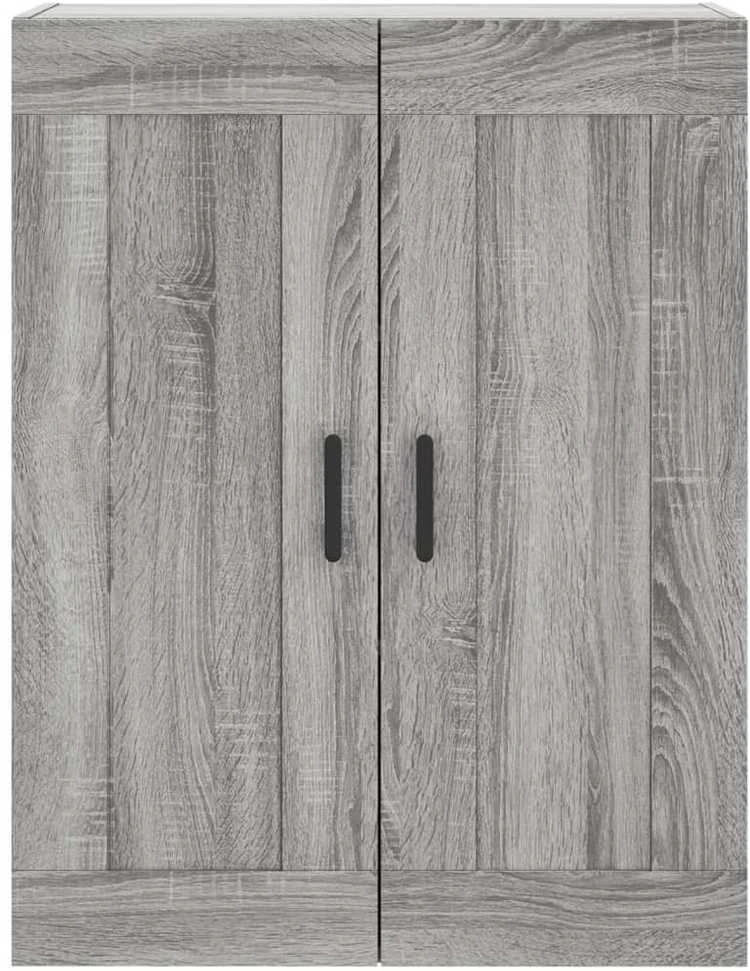 Komoda, pilkos ąžuolo spalvos, 69,5x34x180cm, apdirbta mediena