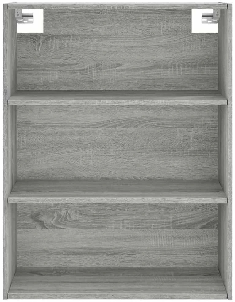 Komoda, pilkos ąžuolo spalvos, 69,5x34x180cm, apdirbta mediena