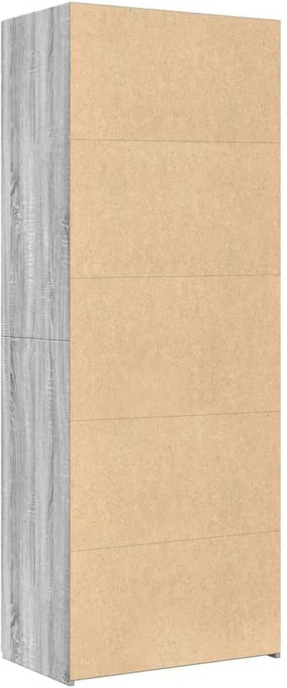 Komoda, pilkos ąžuolo spalvos, 70x42,5x185cm, apdirbta mediena