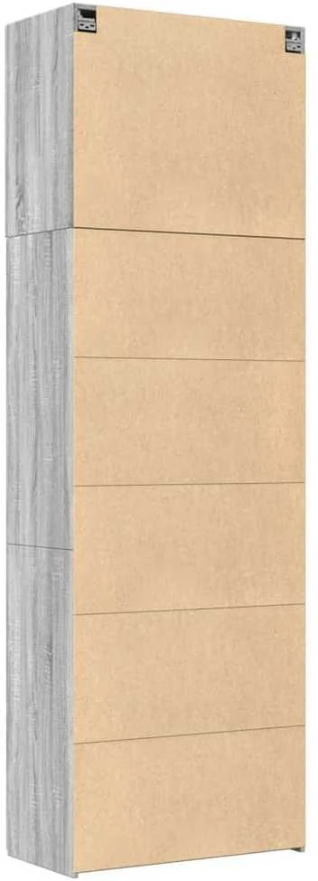 Komoda, pilkos ąžuolo spalvos, 80x42,5x249cm, apdirbta mediena