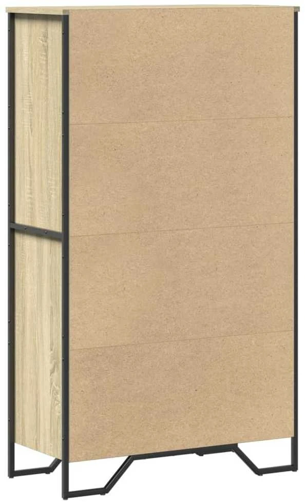 Komoda, sonoma ąžuolo, 79,5x35,5x137,5cm, apdirbta mediena