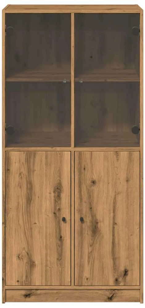 Komoda su durelėmis, artisano ąžuolo, 68x37x142cm, mediena
