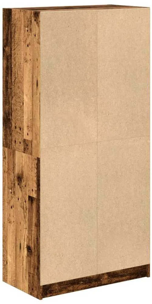 Komoda su durelėmis, medienos, 68x37x142cm, apdirbta mediena