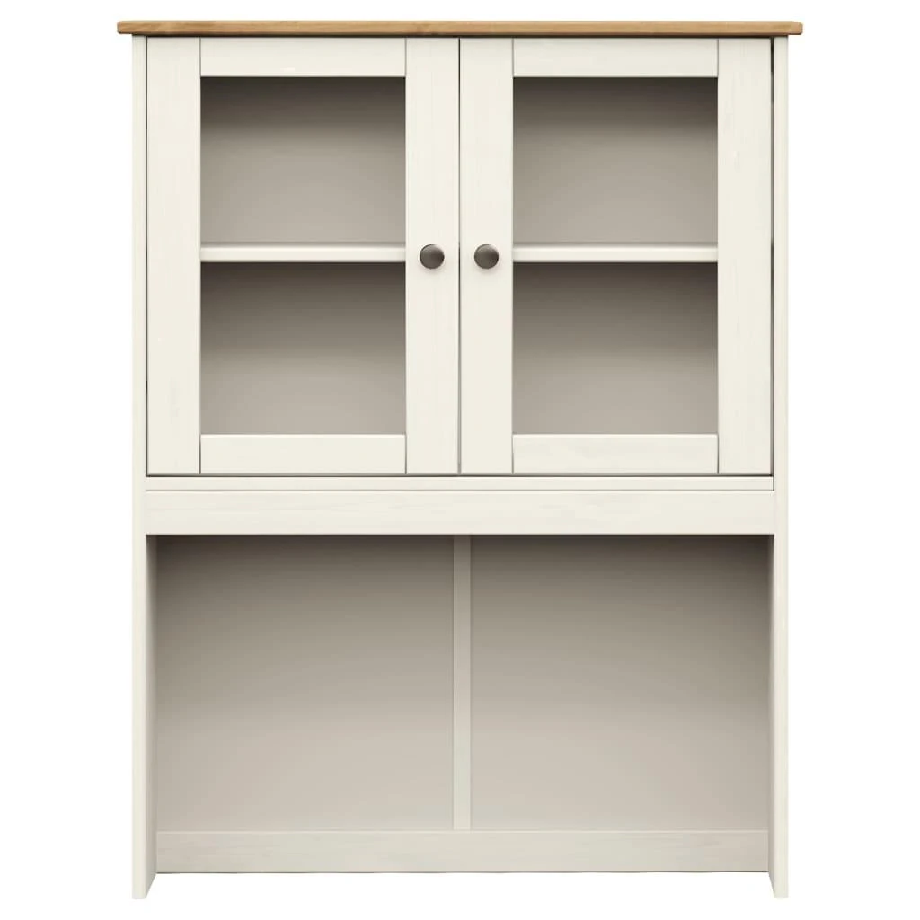 Komoda VIGO, balta, 78x40x175cm, pušies medienos masyvas