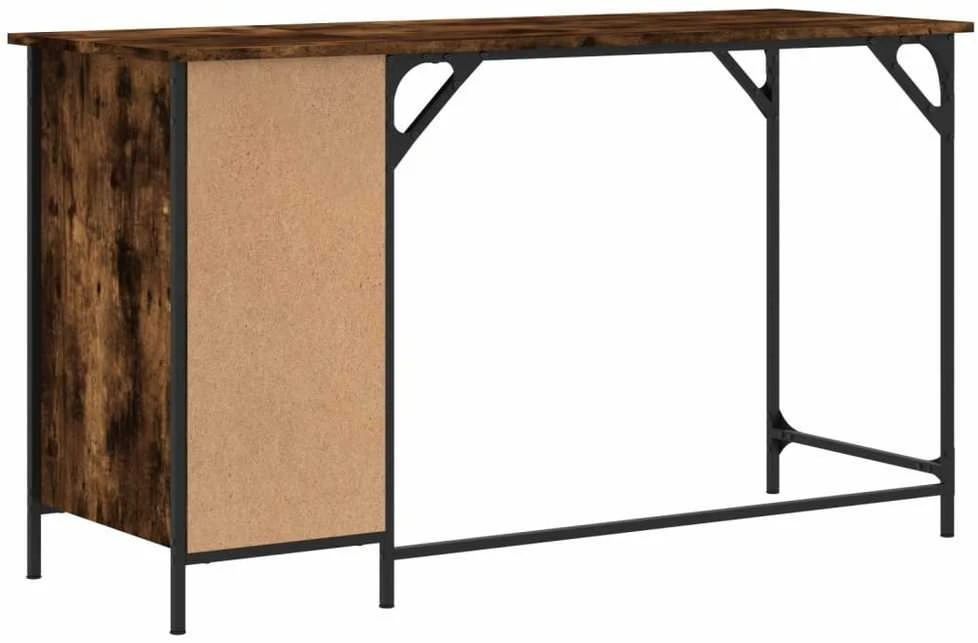 Kompiuterio stalas, dūminio ąžuolo, 131x48x75cm, mediena