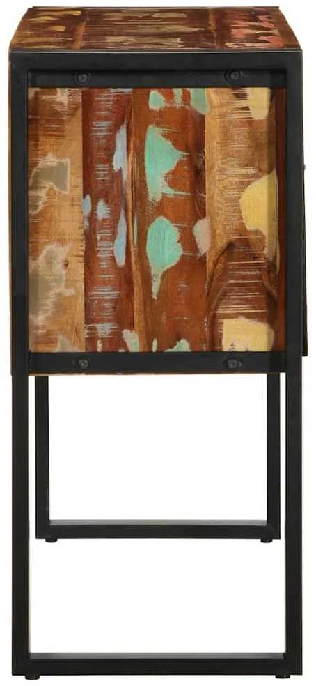 konsolinė spintelė, 90x35x75cm, perdirbtos medienos masyvas