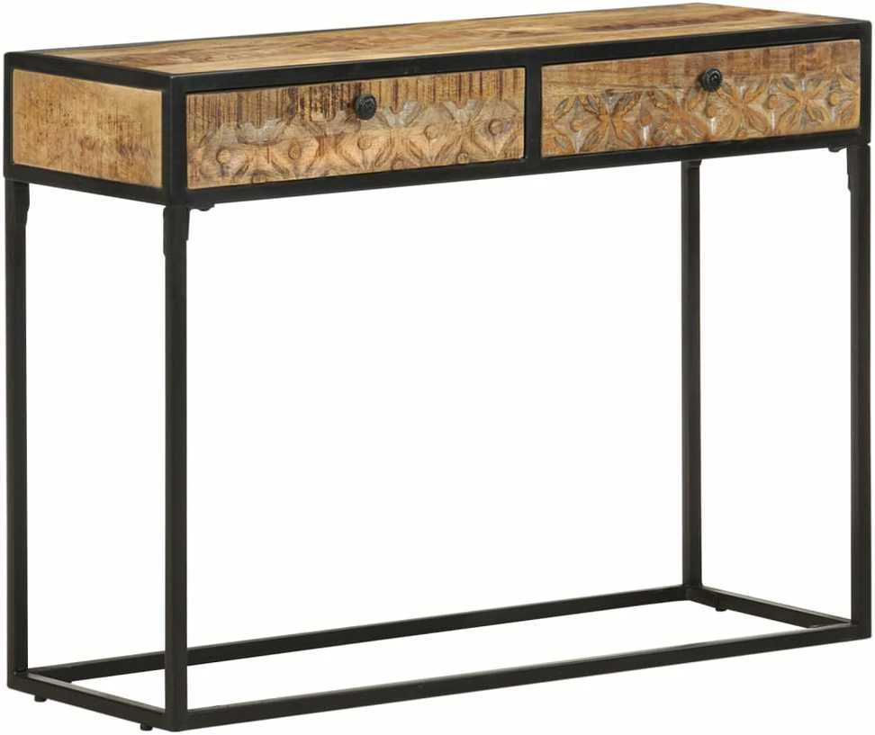 Konsolinis staliukas, 100x35x75cm, mango medienos masyvas