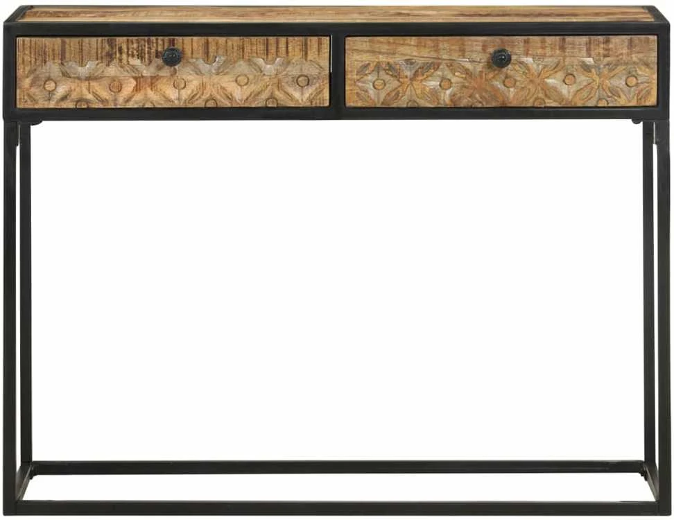 Konsolinis staliukas, 100x35x75cm, mango medienos masyvas